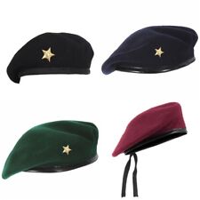 Che Guevara Assorted Golden Metal Star Military Men & Woman's Beret army Cap