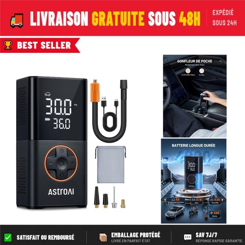Astroai gonfleur pneus voiture - gonfleur,