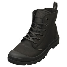 Bottines Palladium Pampa Zip Hommes - Cuir Noir - 42 EU
