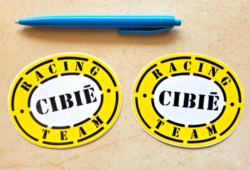 Autocollant racing cibié - autocollant,