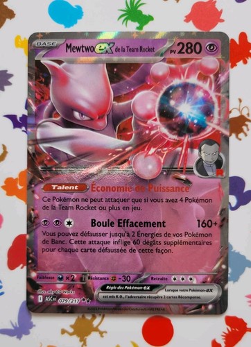 Carte pokémon mewtwo - mewtwo, ex
