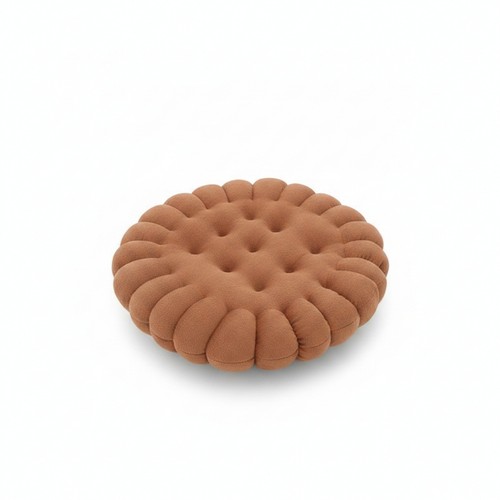 Coussin siège rond puffé - coussin, de