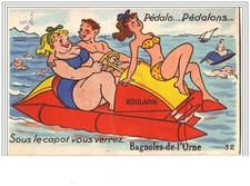 Pédalo ... Pédalons ... Sous le capot vous verrez BAGNOLES-DE-L'ORNE (ca - 248