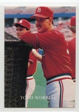 1987 Broder Action Superstars - #39 - Todd Worrell - St. Louis Cardinals