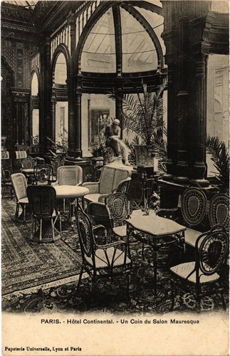 Cpa paris hotel - cpa, continental