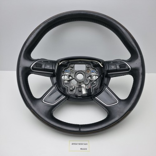 Volant cuir bois audi 4h - volant,