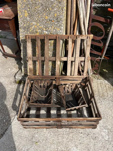 Caisse bois vintage - caisse,