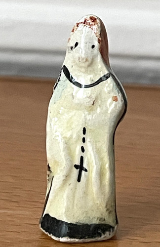 Fève ancienne vierge marie - fève,
