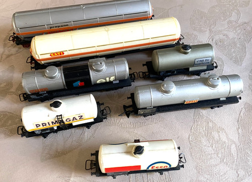 Jouef lot 7 wagons - ho:,