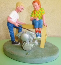 HARLEY DAVIDSON FIGURINE Young