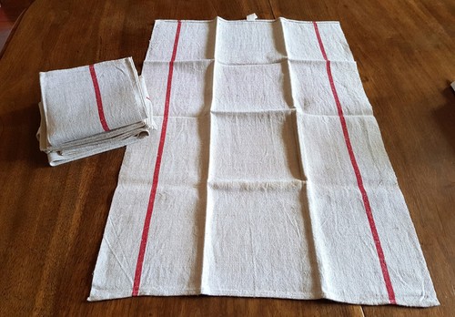 Anciens torchons en toile - ,