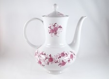 Seltmann Weiden Bavaria Porcelain Coffee Pot Annabell Pattern Pink White Floral