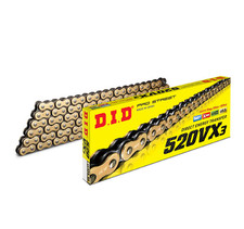 CHAÎNE DID 520VX3 OR & NOIR