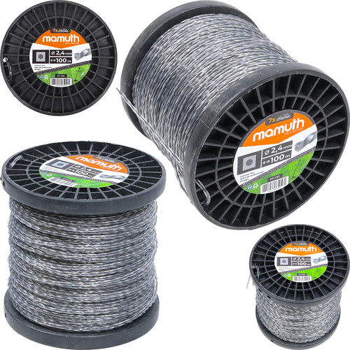 Fil tondeuse 100m 4mm - fil,