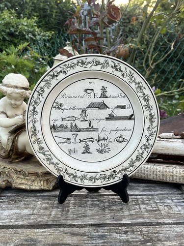 Assiette rébus creil et - rébus,