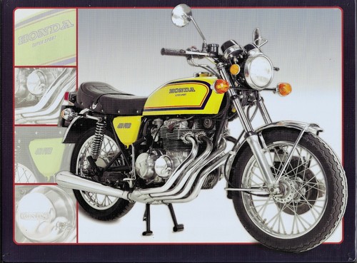 Plaque métal moto vintage - plaque,