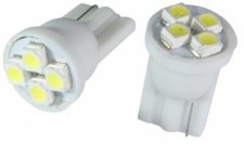 2 AMPOULES LED 4 SMD T10