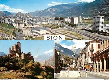 Suisse - VS Valais - Sion - Multivues - Immeubles - CPM - Carte Neuve - Voir Sca