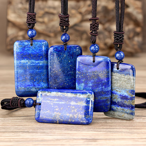 Pendentif lapis lazuli en - lazuli,