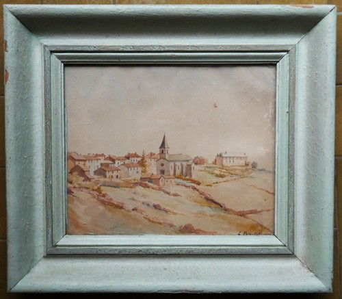 Tableau aquarelle ancienne - aquarelle,