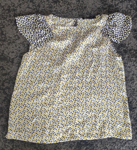 Zara shirt jaune bleu à - zara,