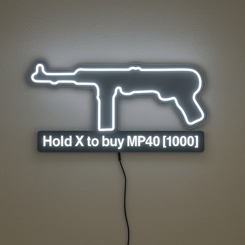 Mp40 life sized led sign - led,