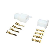 Cosse électrique femelle mâle 4 connections pour moto scooter quad cyclomoteur