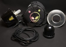 Paul C Buff Alien Bees B800 Deep Space Black Travel Complete kit, FREE SHIP!