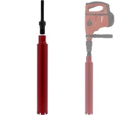 Couronne diamant Ø 66 mm avec adaptateur pour perceuse et perforateur SDS-max