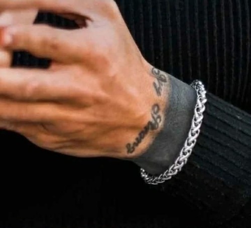 Bracelet homme tressé 20cm - homme,