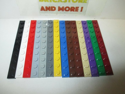 Lego plate plaque - plate, 1x10
