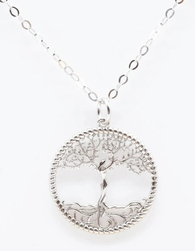 Collier argent 925 arbre - arbre, de