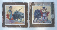 Tableaux peintures modernes corrida tauromachie 