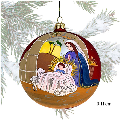 Boule noël verre soufflé - boule,