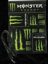 Monster Energy Stickers and Lanyard promo bundle multipack
