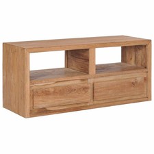 Bois de Teck Massif Meuble TV