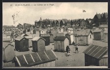 CPA Berck-Plage, Les Cabines