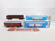 Märklin H0 AC 2x Wagon de Marchandises: 4698 Sbb-Cff + 4715 ÖBB S.G Mint + Box #
