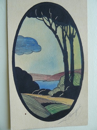 Paysage encre chine et - paysage, de