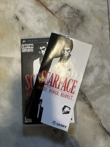 Jeu psp scarface avec - jeu, notice