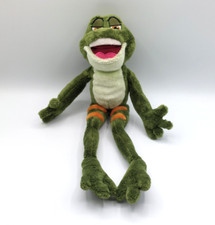 Peluche doudou grenouille