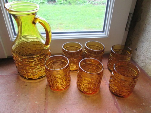 Service orangeade verre - service,