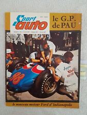 SPORT AUTO N°28 5/1964 INDIANAPOLIS FORD LOTUS SUPER SEVEN GP PAU ALFA GIULIA TI