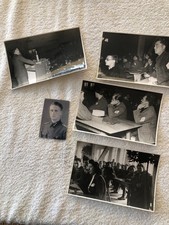 5 PHOTOS PRISONER OF WAR AND GERMAN MILITARY