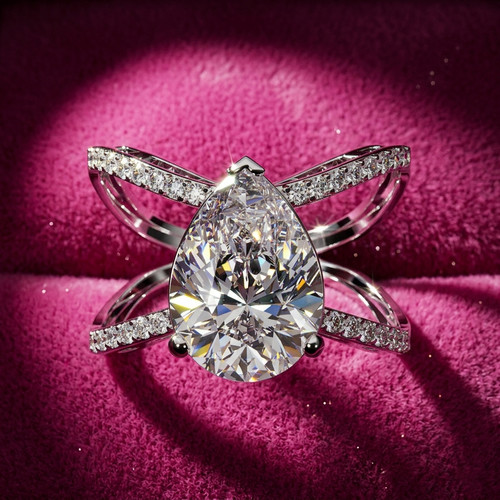 Bague diamant carats - or, 18