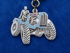 SUPERBE RARE ++ TOP ! PORTE-CLES Key ring AGRIP - TRACTEUR Tractor