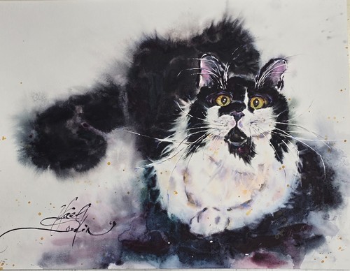 Peinture originale aquarelle