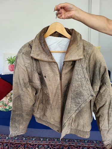 Blouson aviateur cuir - aviateur, en
