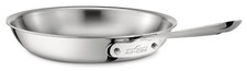  All-Clad Stainless Steel D3 and D5 Fry Pans, Your Choice of 8"- 9"- 10" - 12" 