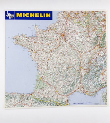 Grande carte murale michelin - grande,